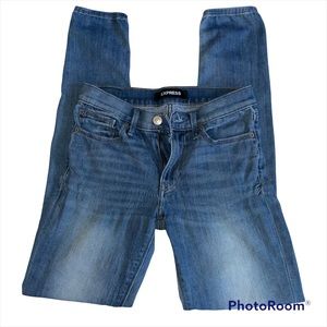 Express Strech Legging Mid Rise Jeans Sz 4L